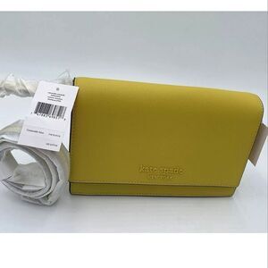 Kate Spade Chartreuse Cameron Monotone Crossbody NEW Tags